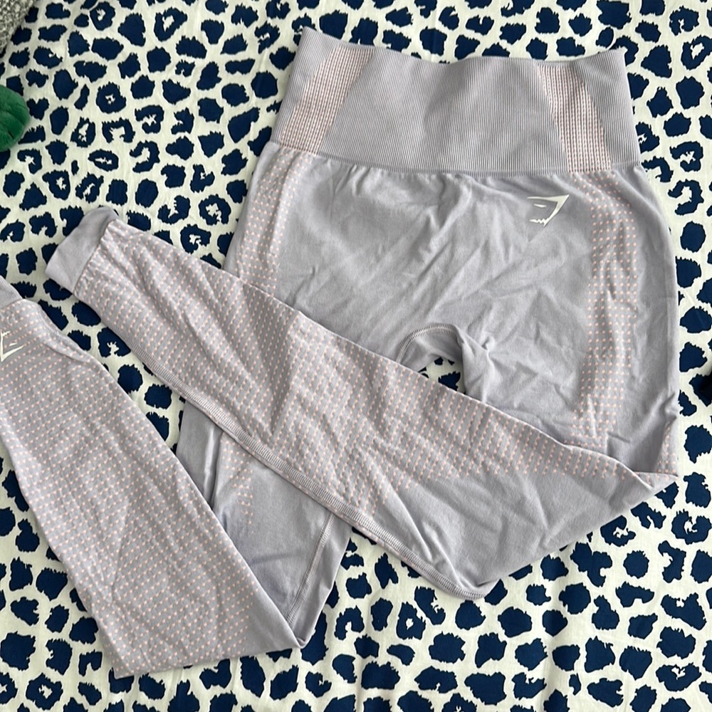 Gymshark Vital Seamless 2.0 leggings - moonstone blue mark